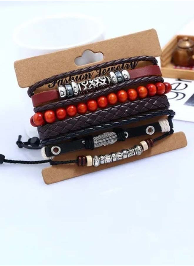 SOWUGI - 4-Piece Braided Bracelets - Image 1