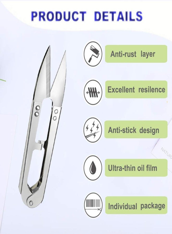XINYANG 3Pcs Sewing Scissors Clippers, Multipurpose Quick-clip Yarn Thread Cutter, Portable Embroidery Thrum Fishing Thread Cutter, Mini Snips Trimming Nipper for Stitch,Crafts, DIY Projects - Image 3