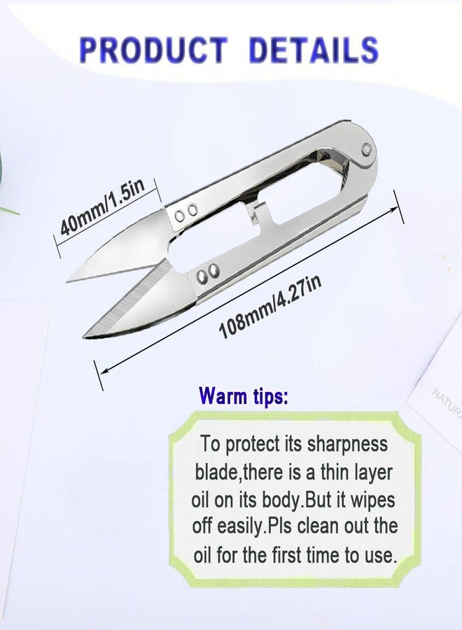 XINYANG 3Pcs Sewing Scissors Clippers, Multipurpose Quick-clip Yarn Thread Cutter, Portable Embroidery Thrum Fishing Thread Cutter, Mini Snips Trimming Nipper for Stitch,Crafts, DIY Projects - Image 2