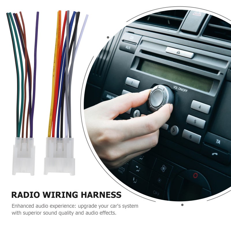 Stereo Wire Harness, Universal Car Audio Upgrade, Secure Plug Connections - Image 3