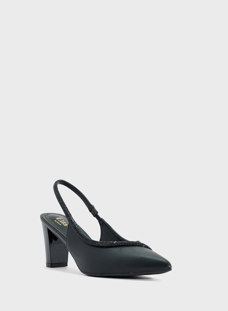 ELLA Diamante Sling Back Pump  - Image 2