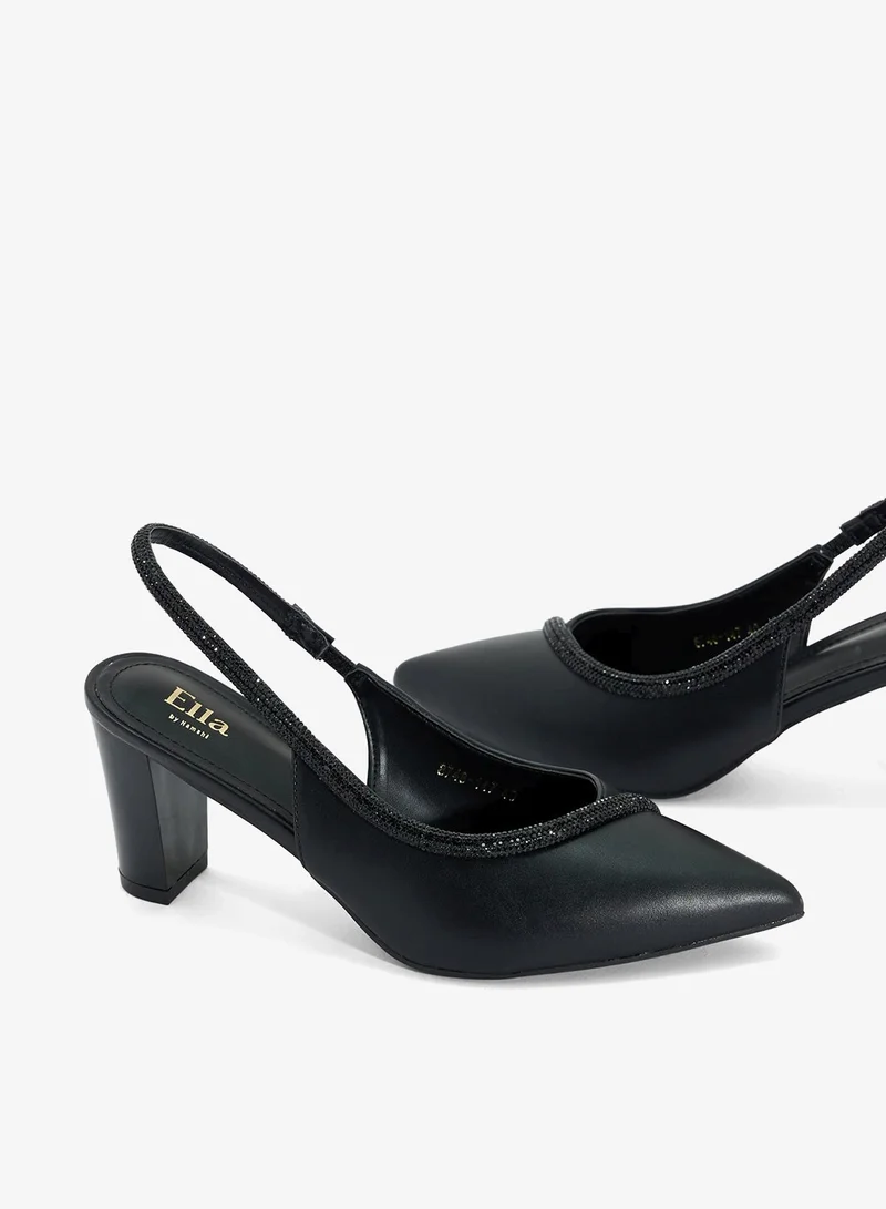 ELLA Diamante Sling Back Pump