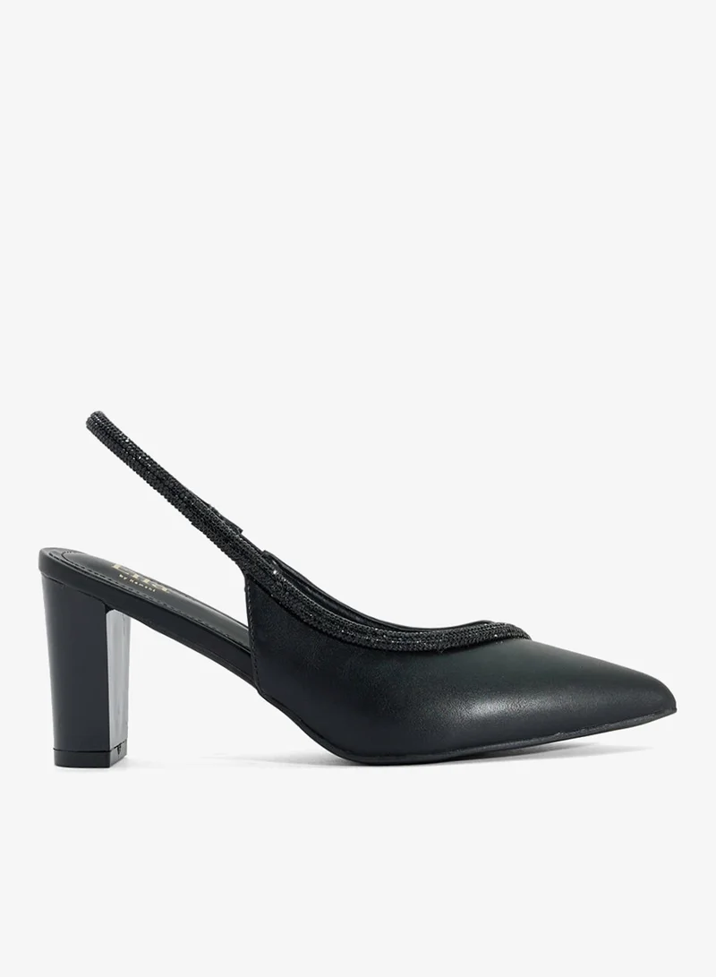 ELLA Diamante Sling Back Pump