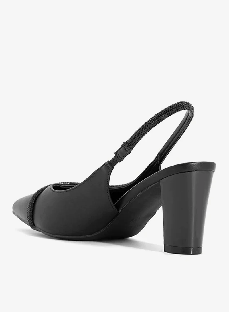 ELLA Diamante Sling Back Pump