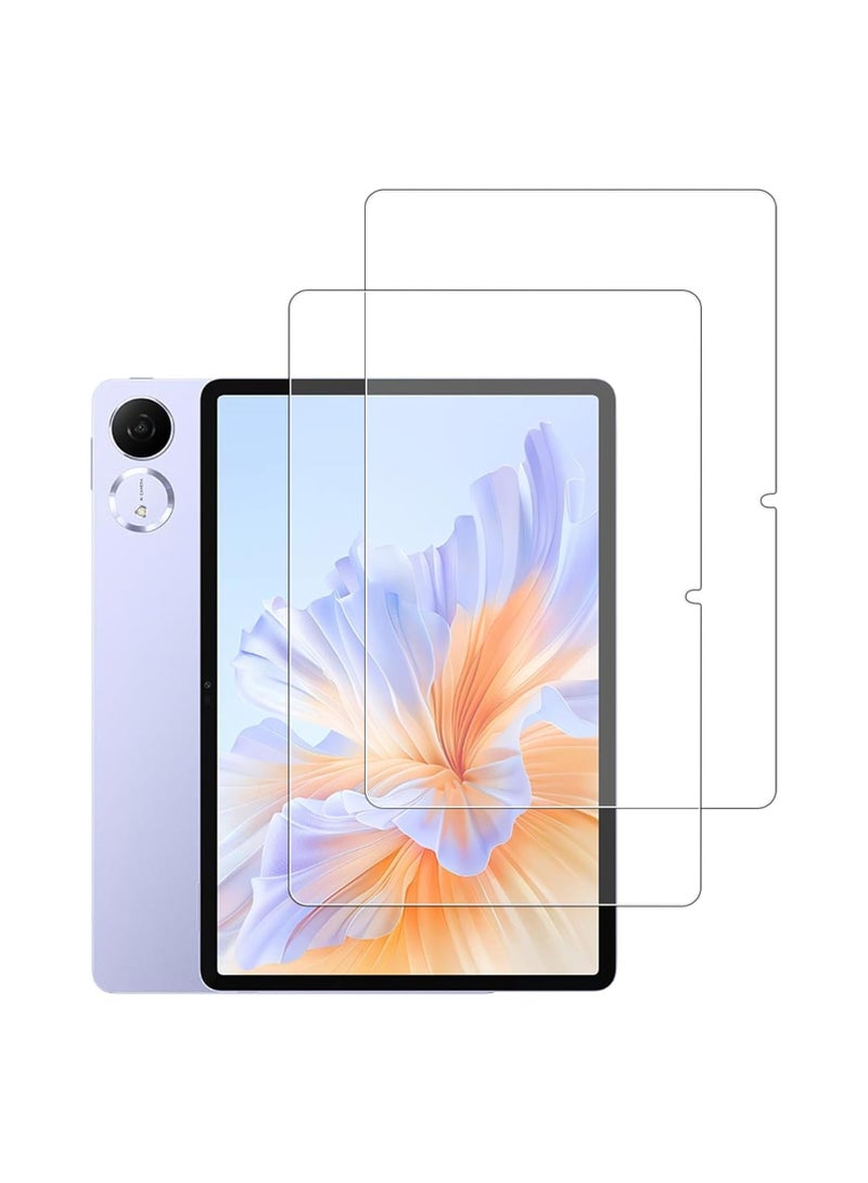 عام [حزمة مكونة من 2 قطعة] حامي شاشة من الزجاج المقسى، متوافق مع تابليت هونر باد V9 ذو الحجم 11.5 إنش 2024، لا فقاقيع هوائية، صلابة 9H، مقاوم للخدوش. - Image 1