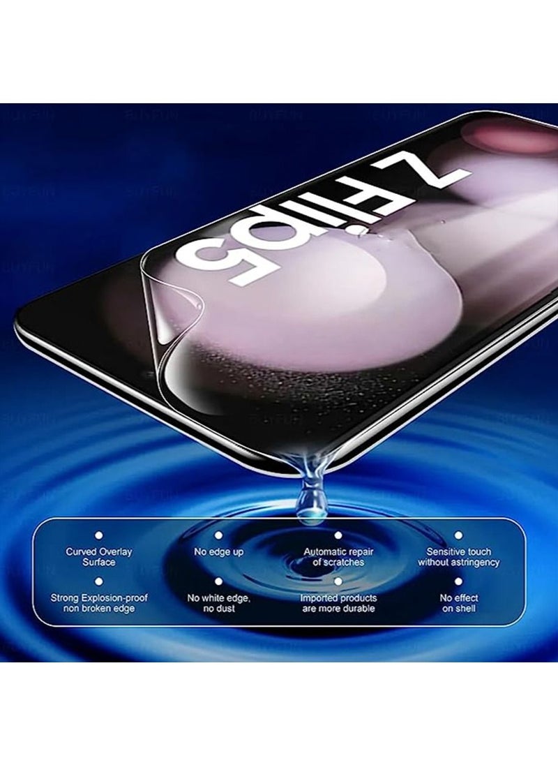 Screen protector Compatible with Samsung Galaxy Z Flip5 Screen Protector, Soft HD Clear Anti-Scratch Bubble-Free Full Coverage Screen Protector Film for Samsung Galaxy Z Flip 5
