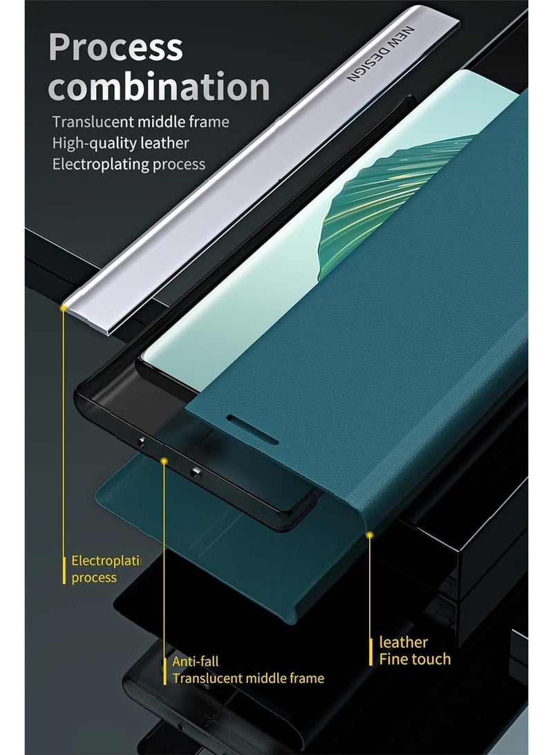 Arabest Honor X9A Cover,Ultra Slim Flip Right Side Magnetic Leather Shell,Shockproof TPU Phone Cover for Honor X9A - Image 2