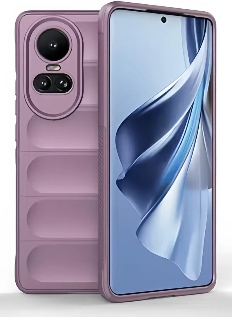 general Liquid Silicone Case Compatible with OPPO Reno 10 5G/10 Pro 5G with Camera Lens Protection, Anti-Scratch Soft Microfiber Lining, Rubber Full Body Shockproof Cover