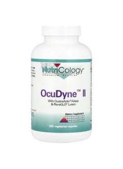 Nutricology Nutricology, OcuDyne™ II, 200 Vegetarian Capsules  - Image 1