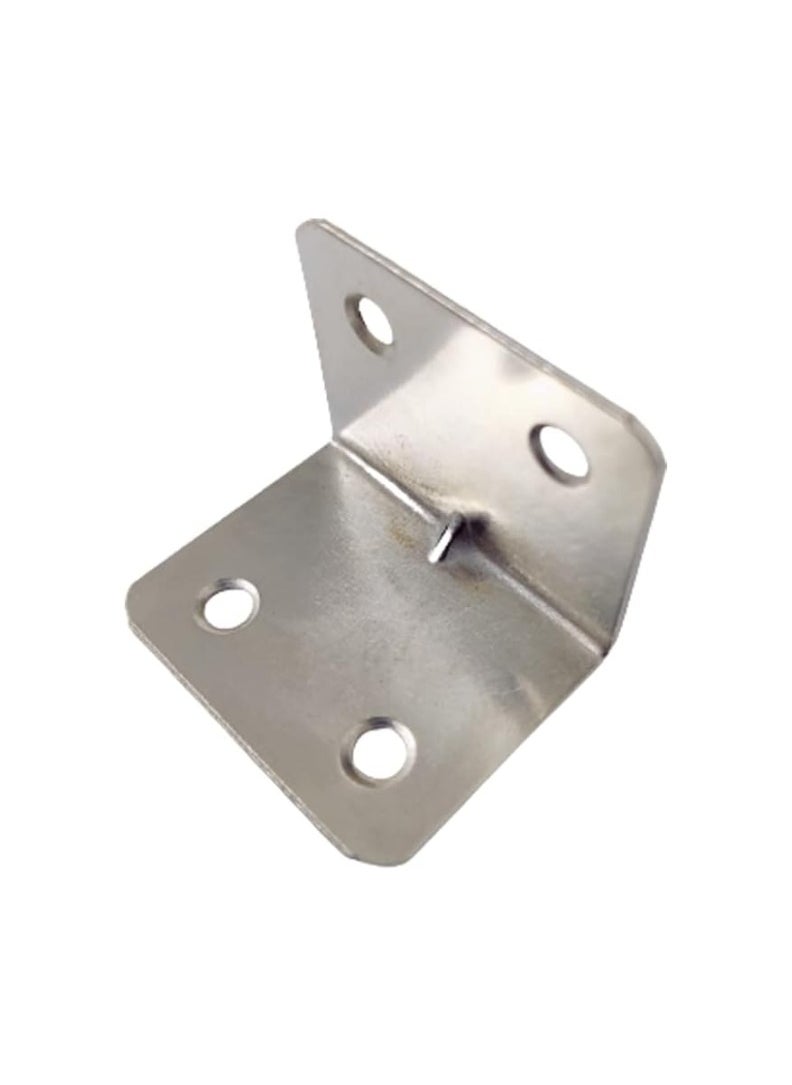 KNP - KNP Heavy Duty GI  Angle Brackets each Measuring 30x30 mm 1.18x1.18 Inches with a Thickness of 38 mm 1.5 inches Come in a Pack of 4. - Image 1