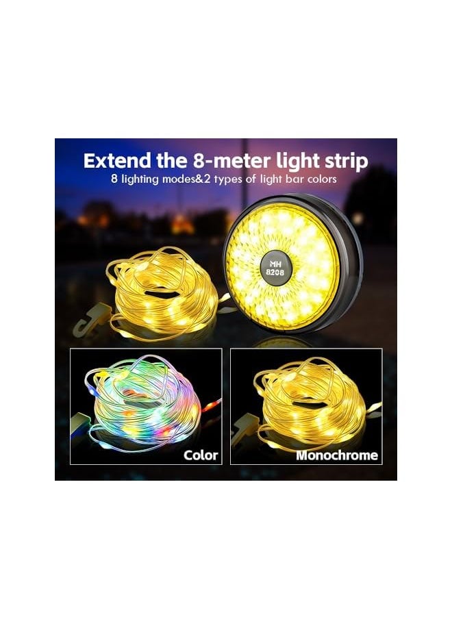 The Bros Stowable String Light, 8m Portable Waterproof Camping String Lights, LED Camping Fairy Lights for Indoor Decorations, Outdoor Camping  - Image 3