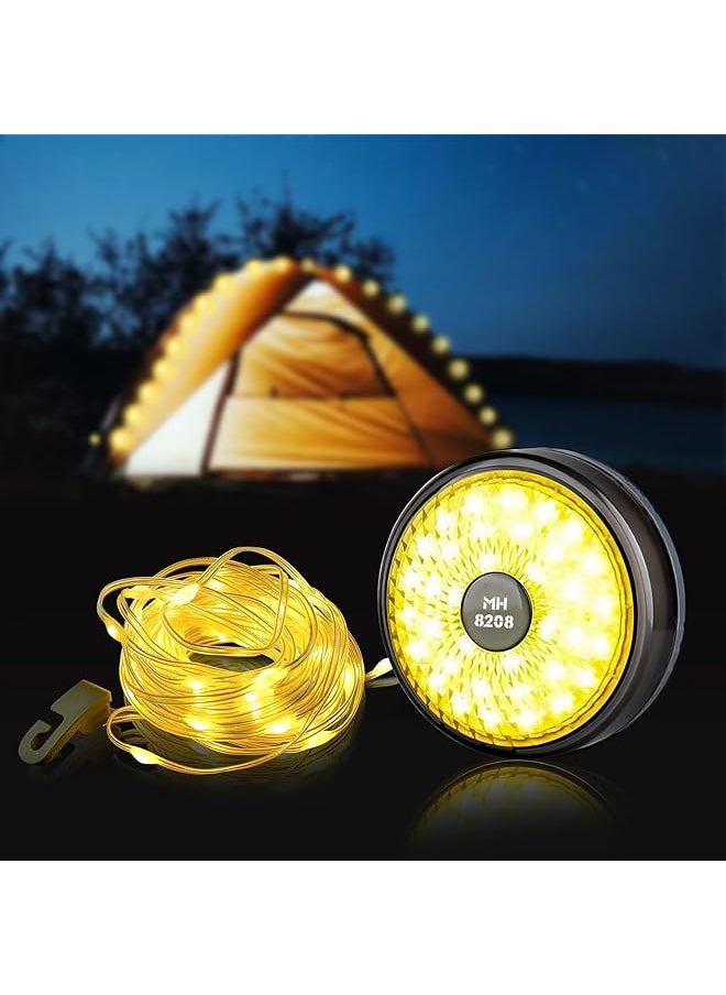 The Bros Stowable String Light, 8m Portable Waterproof Camping String Lights, LED Camping Fairy Lights for Indoor Decorations, Outdoor Camping  - Image 1