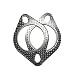 Ticon 25 ID 2 Bolt MLSG High Temp Exhaust Gasket Qty 2 Heavy Duty 120063100002 25 Inch Ticon Industries - Image 2