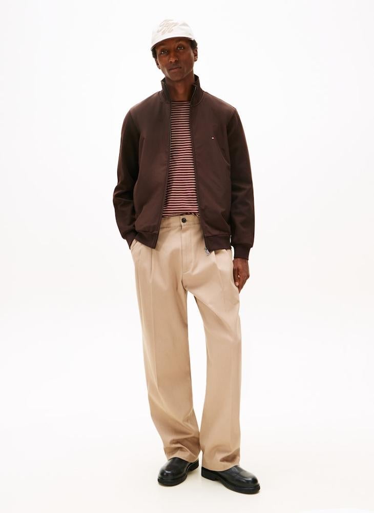 TOMMY HILFIGER Intechno Knit Flag Embroidery Zip-Thru Jumper - Image 4