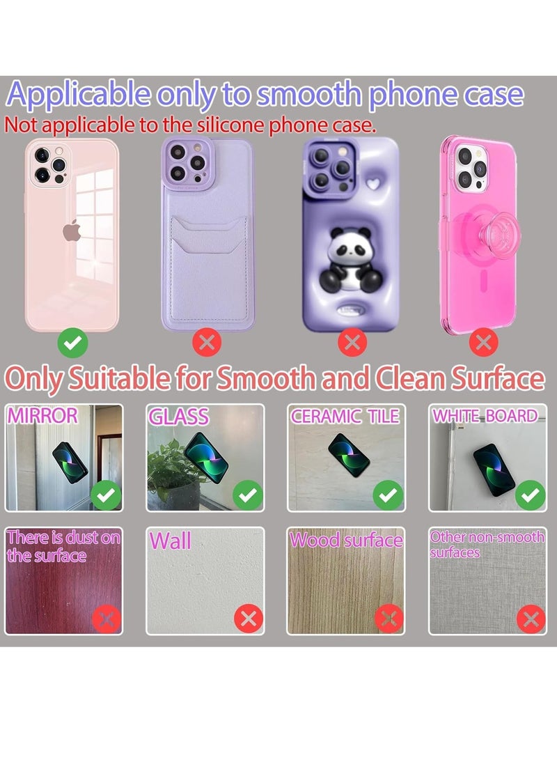 Silicone Suction Phone - Non Slip Sticky Phone Grip for Cellphone for Strong Grip Holder for Selfies and Videos - Blue - Image 5