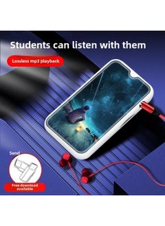 Generic Mini Portable Mp3 Player Card Slot Electroplated In-ear Clip Sport Mp3 Player Compact Size For Students-Body Color:Watch The Meteor Shower-Memory Capacity:Host + Card (with Card) + Packaging Box, Charging Cable, Headphones  - Image 1