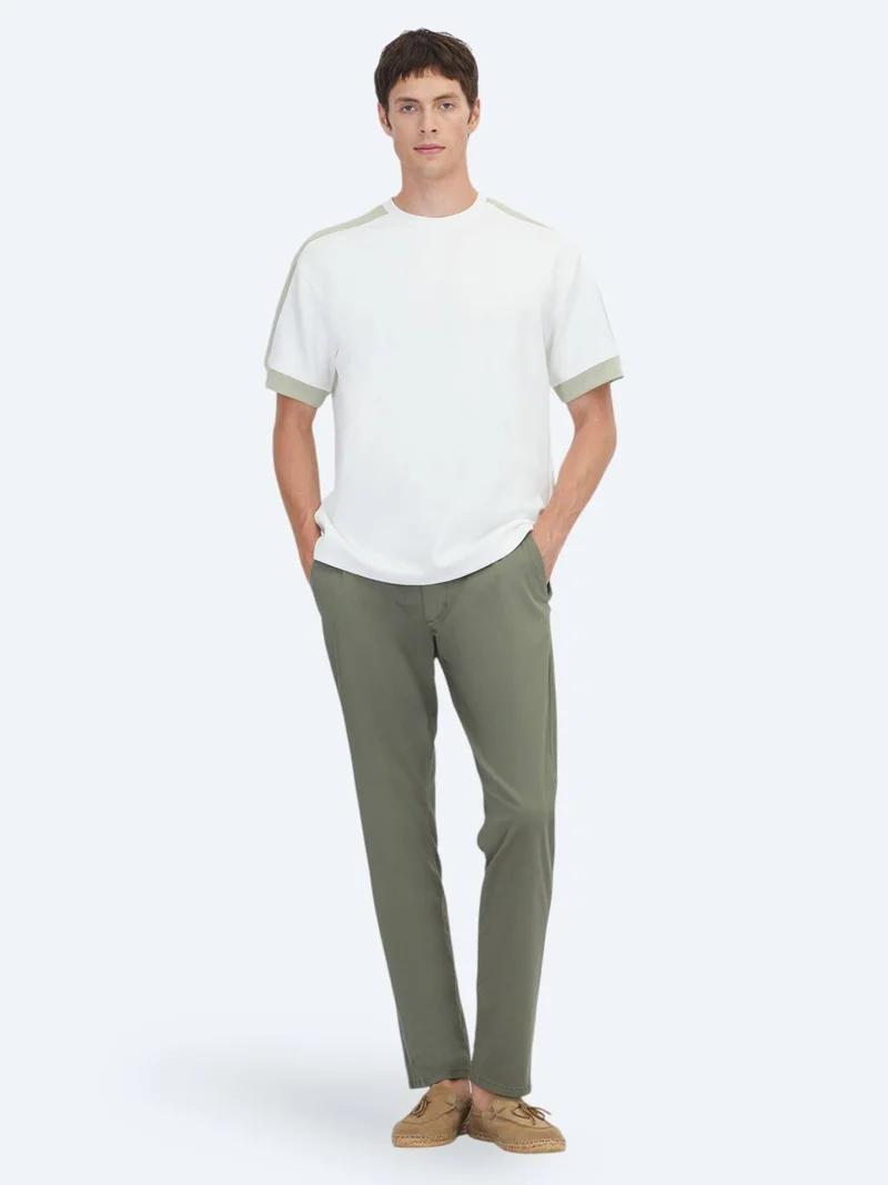 Kip Ecru Plain T-Shirt