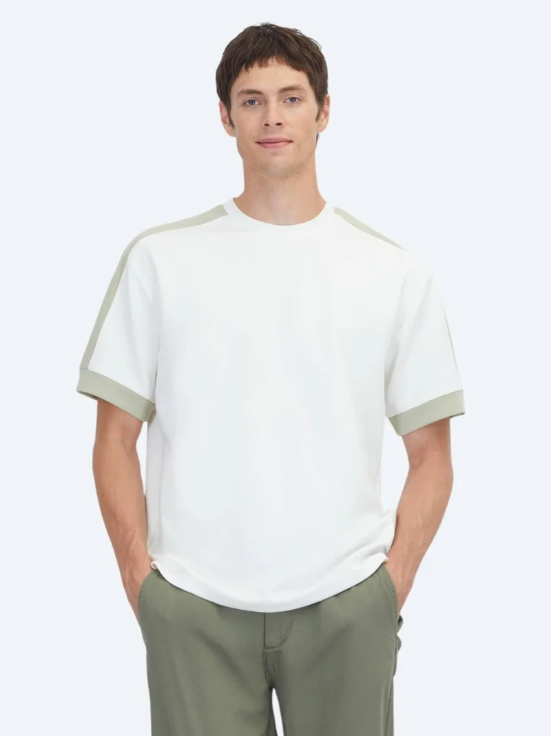 Kip Ecru Plain T-Shirt