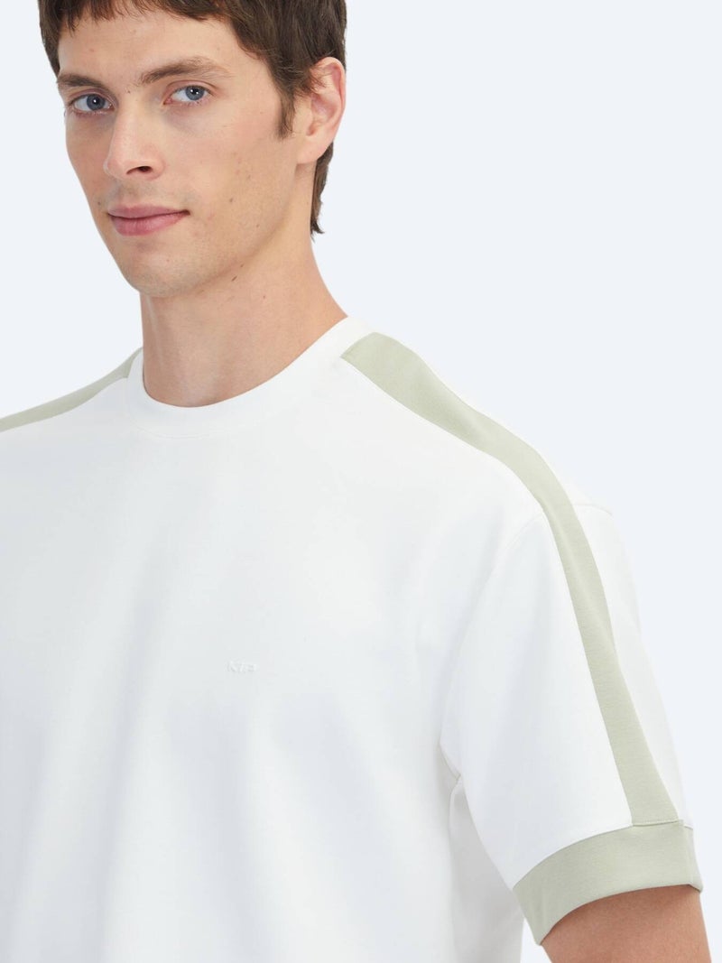 Kip Ecru Plain T-Shirt - Image 4