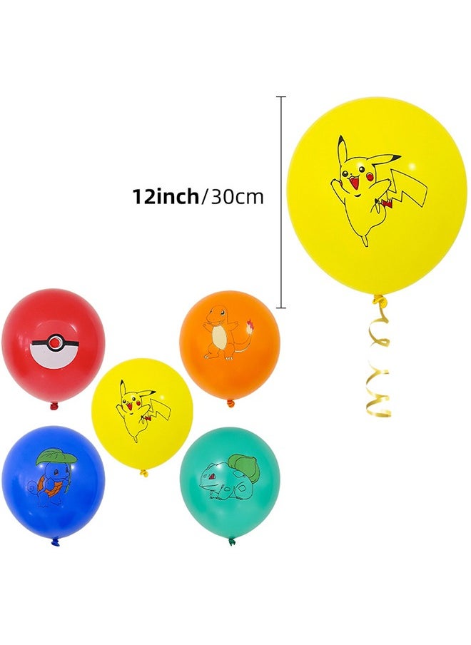Ocean 29pcs Pocket Monster Happy Birthday Banner Balloons  - Image 3