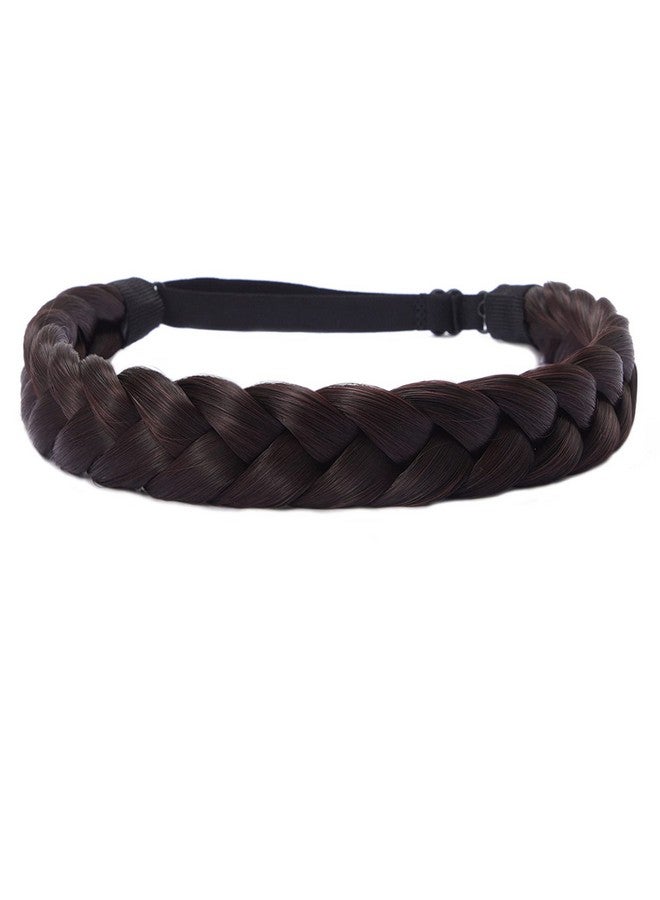 TOECWEGR Braid Headband 3 Strands Synthetic Braided Hair Headbands Stretch Plaited Hair Headbands Hairpiece Fashion Girl Costume Hair Accessories - Image 1