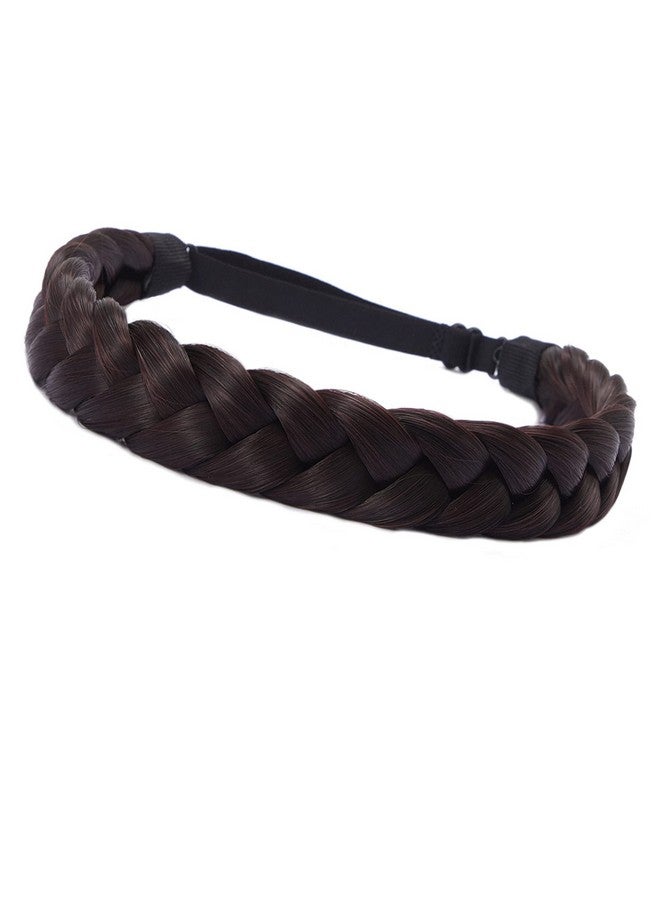 TOECWEGR Braid Headband 3 Strands Synthetic Braided Hair Headbands Stretch Plaited Hair Headbands Hairpiece Fashion Girl Costume Hair Accessories - Image 2