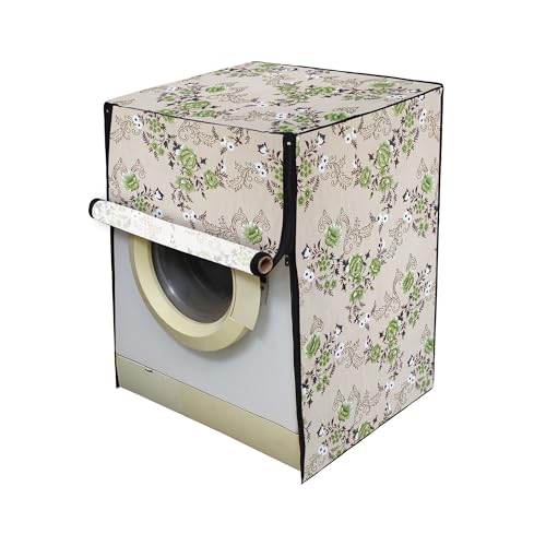 Lithara Front Load Fully Automatic Washing Machine Cover for LG, Samsung, IFB, Whirlpool, Suitable for 8 kg,9 kg & 10 kg - Waterproof, Dustproof Cover (Print-3) - Image 2