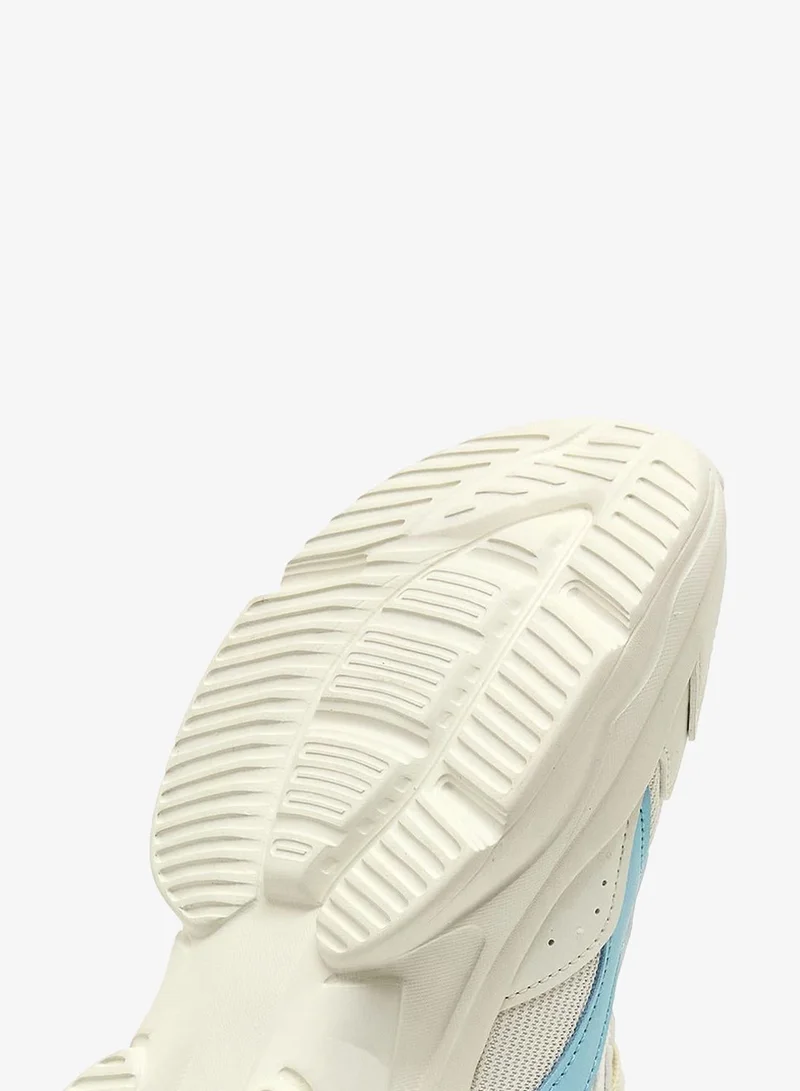 Campus  Women Lodge Nitrofly Cushion Lace-Up Sneakers-Off White for Women | Best Price UAE