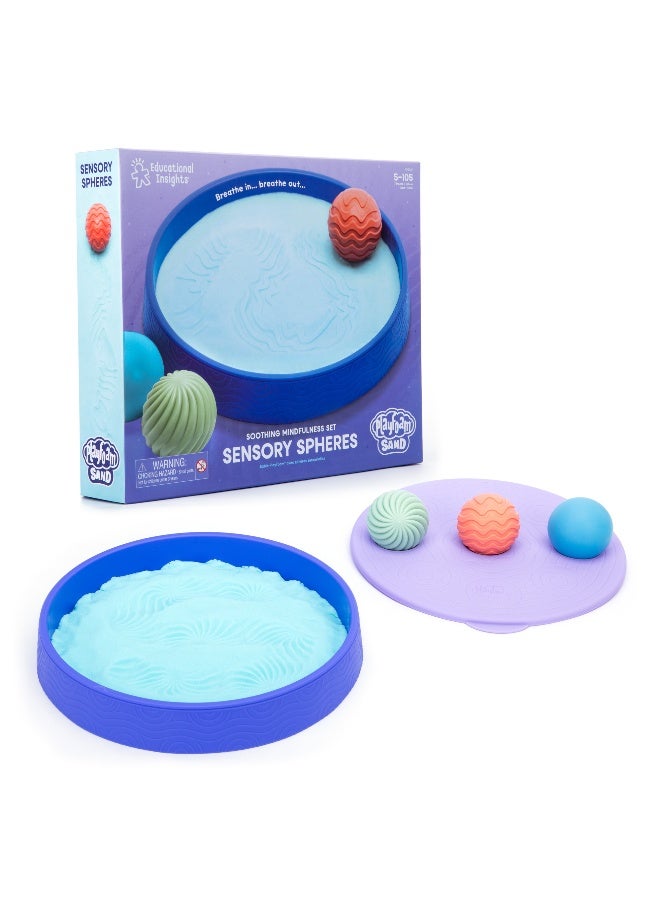 Learning Resources Playfoam Sand Sensory Spheres (3-Pack, Multi-Color Sand, Ages 3+) - Image 1