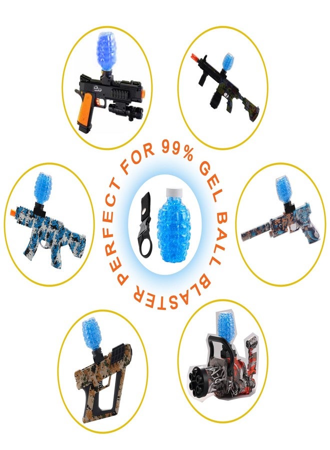 HDRASON Gel Ball Blaster Splat Orby Accessories Include Bottle Hopper*2 Tactical Lanyard*2 Adapter*2 Tactical Belt*1 - Image 2