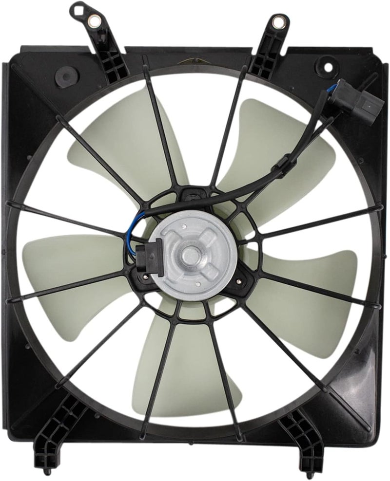 TRQ Left Radiator Cooling Fan Assembly for Acura CL, TL, and Honda Accord - Image 4