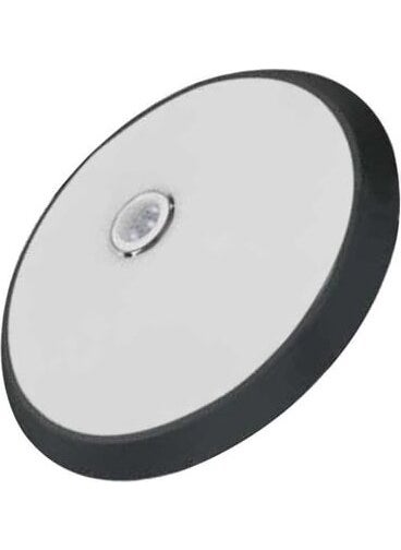Ack AC17-00131 6500K White 18W Black Case LED Ceiling Light with Sensor