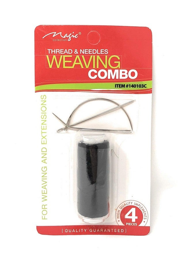 ماجيك كوليكشون مجموعة نسج، مجموعة إبر وخيوط، لون أسود - Image 1