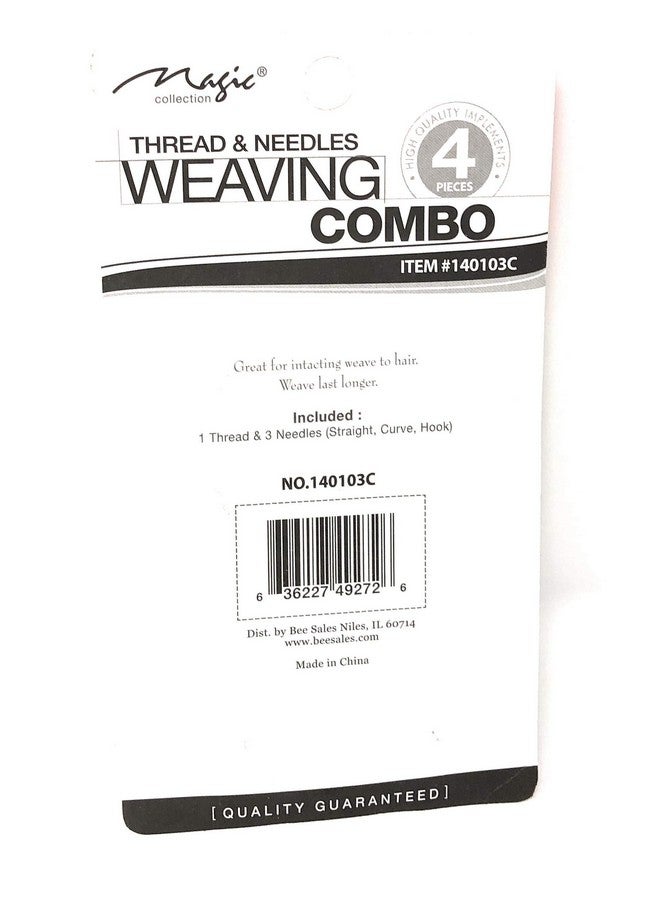 ماجيك كوليكشون مجموعة نسج، مجموعة إبر وخيوط، لون أسود - Image 3