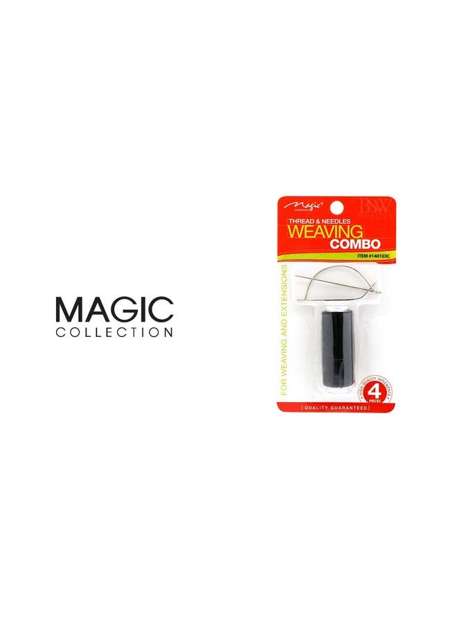 ماجيك كوليكشون مجموعة نسج، مجموعة إبر وخيوط، لون أسود - Image 5