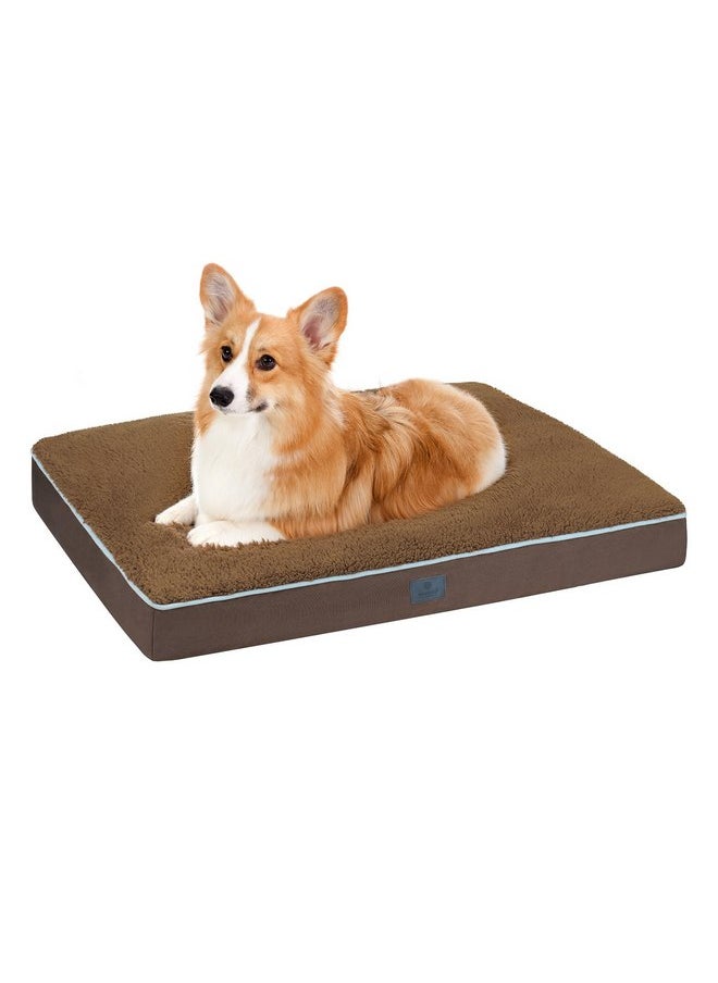 Veehoo Waterproof Dog Bed Large Size Dog-Plush Sherpa Large Washable Dog Bed with Removable Cover & Waterproof Inner Liner, Soft Fluffy Orthopedic Dog Bed for Crate with Nonslip Bottom - pzsku/Z9EB1D8F641D620497393Z/45/_/1737031454/89bd36de-fac6-421b-8cee-a960a07c940a