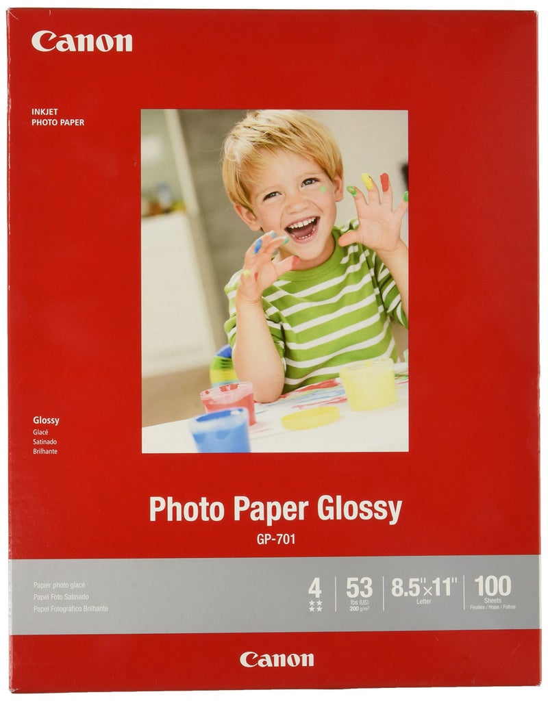 Canonink Glossy Photo Paper 8.5"" X 11"" 100 Sheets (1433C004) - Image 1