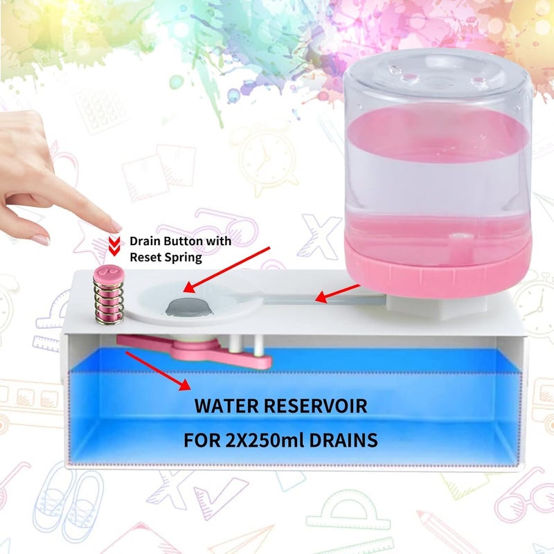 BSITFOW Brush Rinser Water Paint Cleaner, Paint Brush Rinser Dispenser, BSITFOW Multifunctional Water Recycling Rinse Paintbrush Cleaner, Watercolor and Water Based Creative Gift for Artist Kids(Multicolor) - Image 5