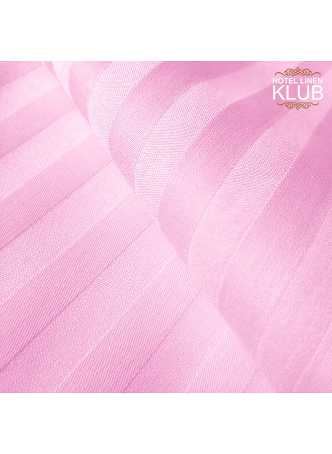 Hotel Linen Klub Hotel Linen Klub Mattress Topper 85GSM Microfiber Stripe Super Soft Fabric 500GSM Soft Firm and Extra Thick Fibersheet and Highly Elastic BandsSize:100x200Cm 120x200Cm 160x200Cm 180x200Cm  200x200Cm  - Image 4