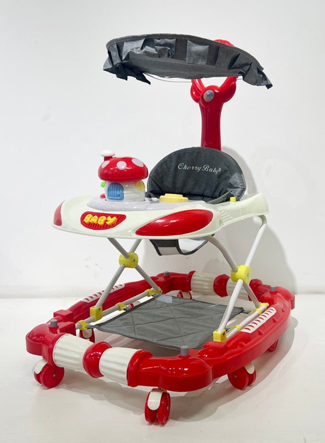 kiddoz Baby Walker - Red