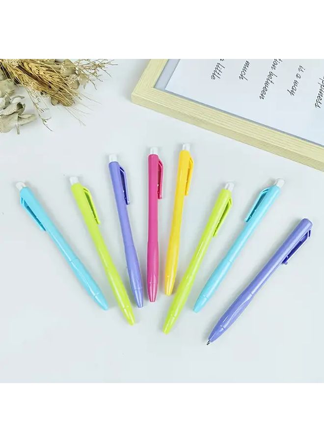 20pcs Click Round Ballpoint Pen Blue Ink 0 7mm Smooth Writing Quick Dry For School Office - Image 1
