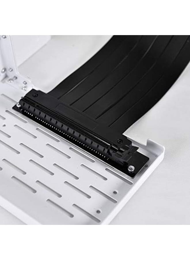 ليان لي O11Dmini 1 مجموعة حامل وحدة معالجة الرسومات العمودية Pcie 3.0 باللون الأبيض O11Dmini 1W 3  - Image 3