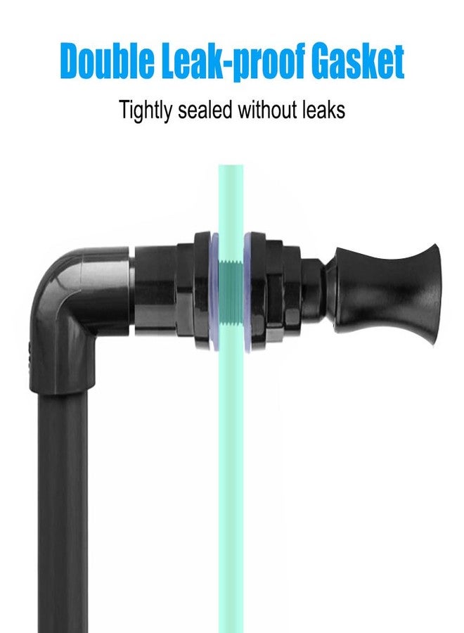 MiOYOOW Aquarium Duckbill Nozzle, Multi-Angle Adjustable Water Return Outlet Pipe Accessories for Aquariums Fish Tanks Sumps - Image 4