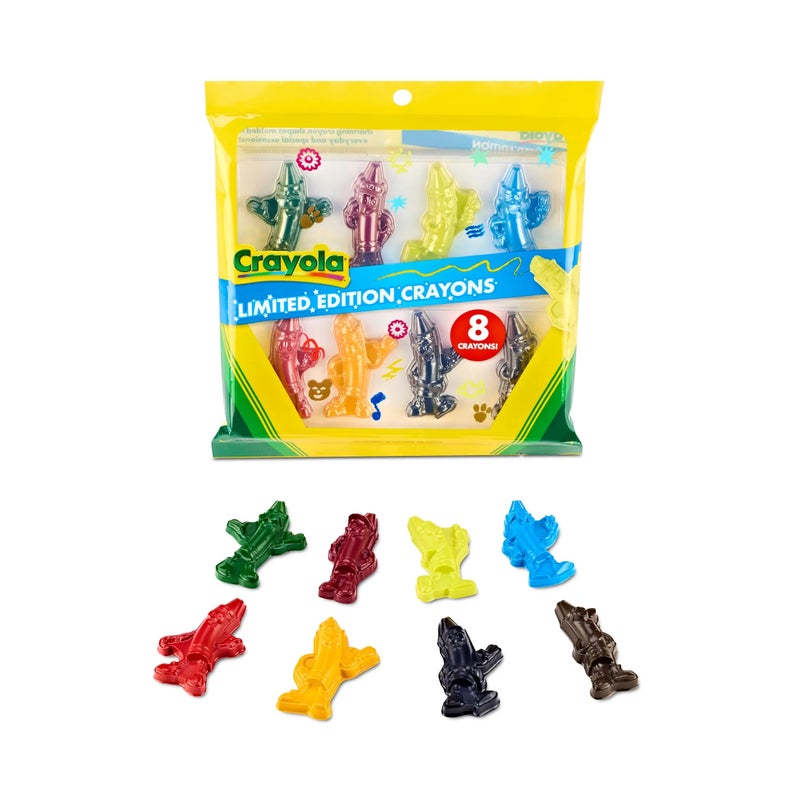 Crayola Tip Character Shaped Crayons, 8 Ct, Limited Edition Retired Crayon Colors, School Supplies, Classroom Must Haves, Gifts, 3+ - Image 5