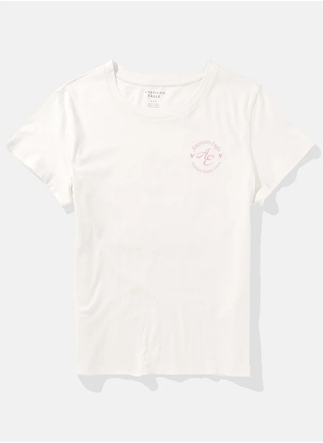 امريكان ايجل Graphic Crew Neck T-Shirt