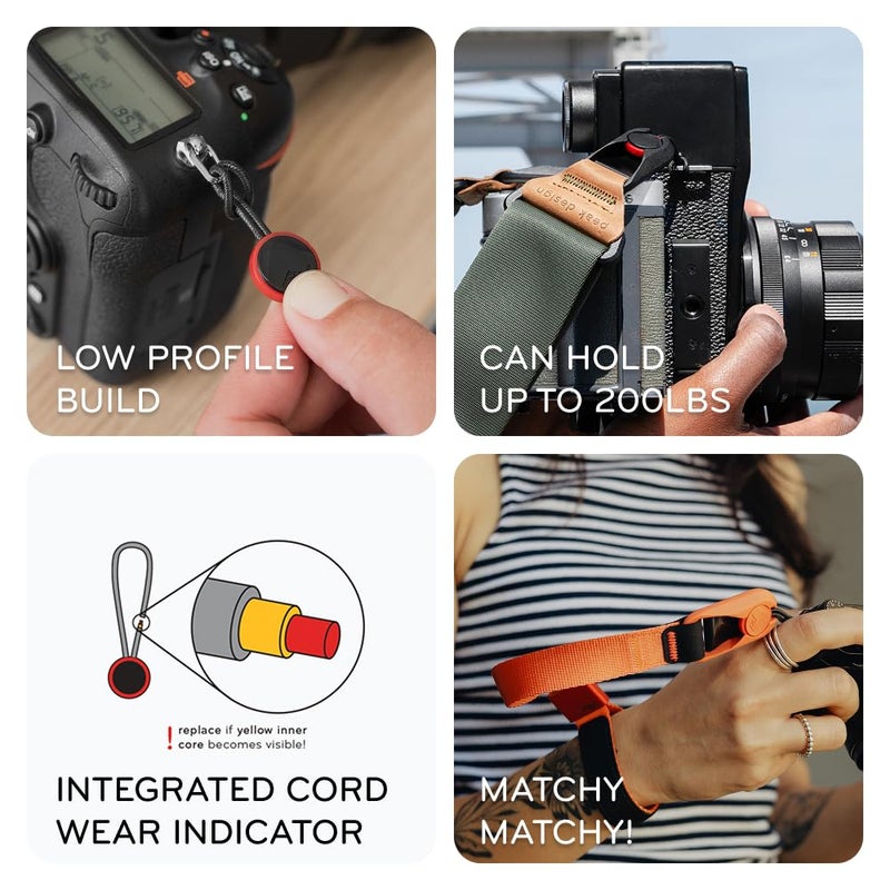 Peak Design Anchor Connectors, Pack of 4, Attachments Fit Any Camera Strap, Low Profile, Super Quick and Secure Connections, Easily Attach to Cameras, Binoculars and More, 200 lb Capacity - Image 2