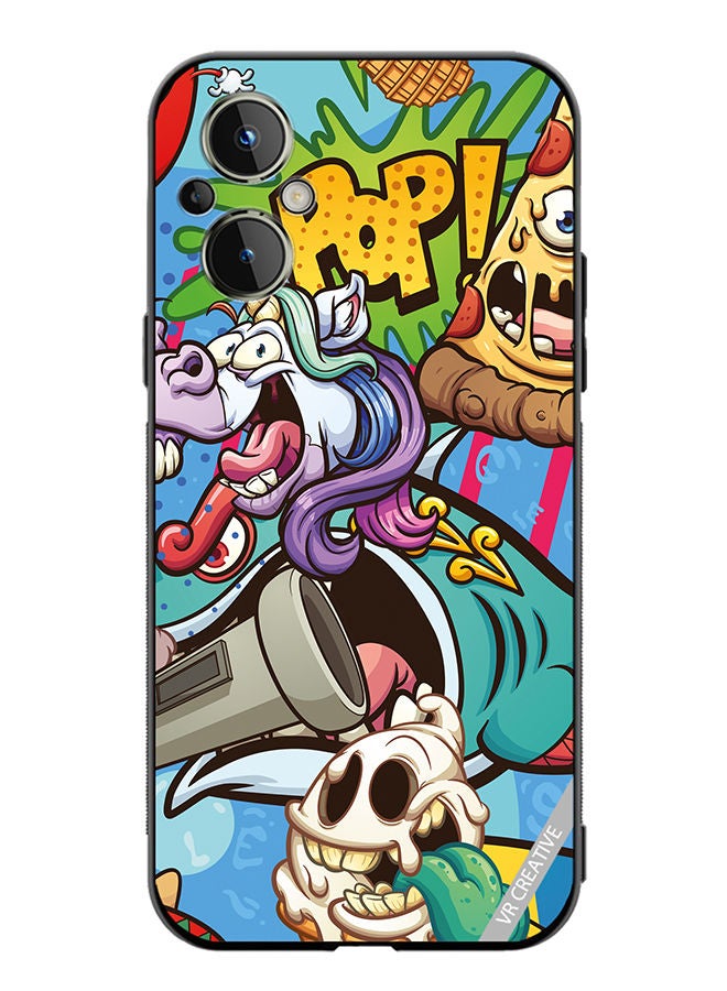 VR CREATIVE Protective Case Cover For OnePlus Nord N20 5G Cartoon Design Multicolour - Image 1