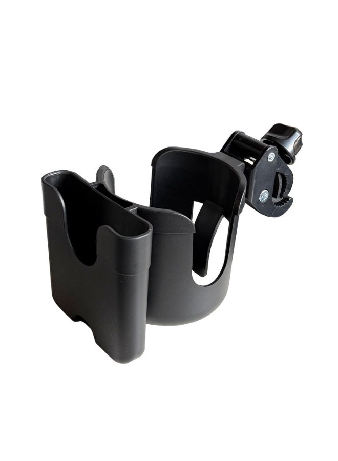 شابية حامل أكواب لعربة الأطفال مع حامل هاتف، حامل أكواب للدراجة، حامل أكواب عالمي لعربات الأطفال Uppababy Nuna Doona، حامل هاتف 2 في 1 لعربة الأطفال، والدراجة، والكرسي المتحرك، والمشاية، والسكوتر - Image 2