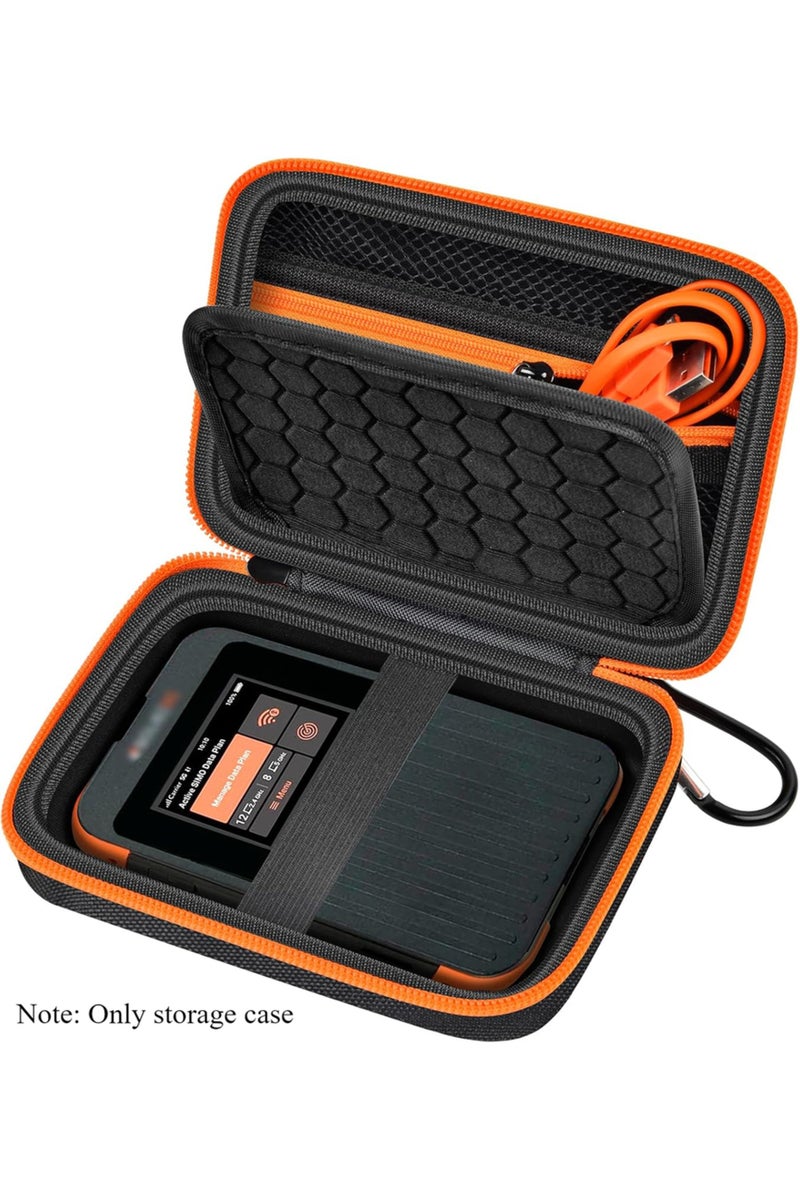 M Black Hard Case Compatible with SIMO Solis 5G WiFi Mobile Hotspot, Travel Router for Hotel WiFi St