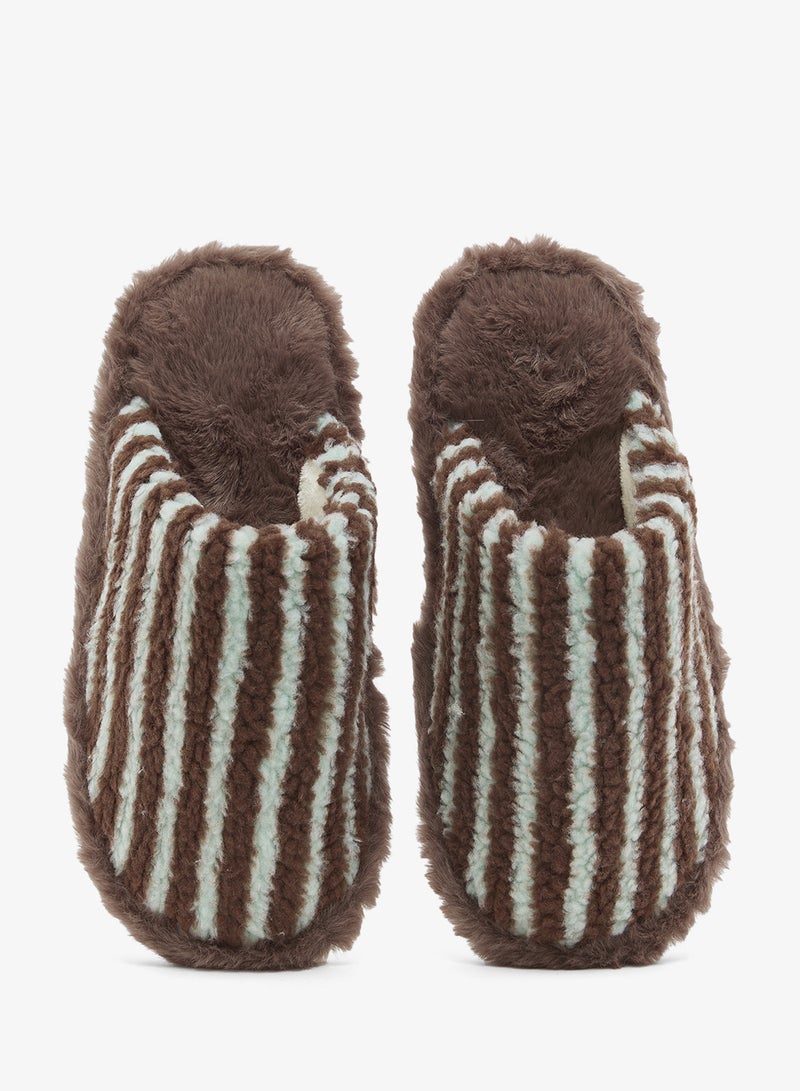 Ginger Printed Cozy Bedroom Slippers - Image 4